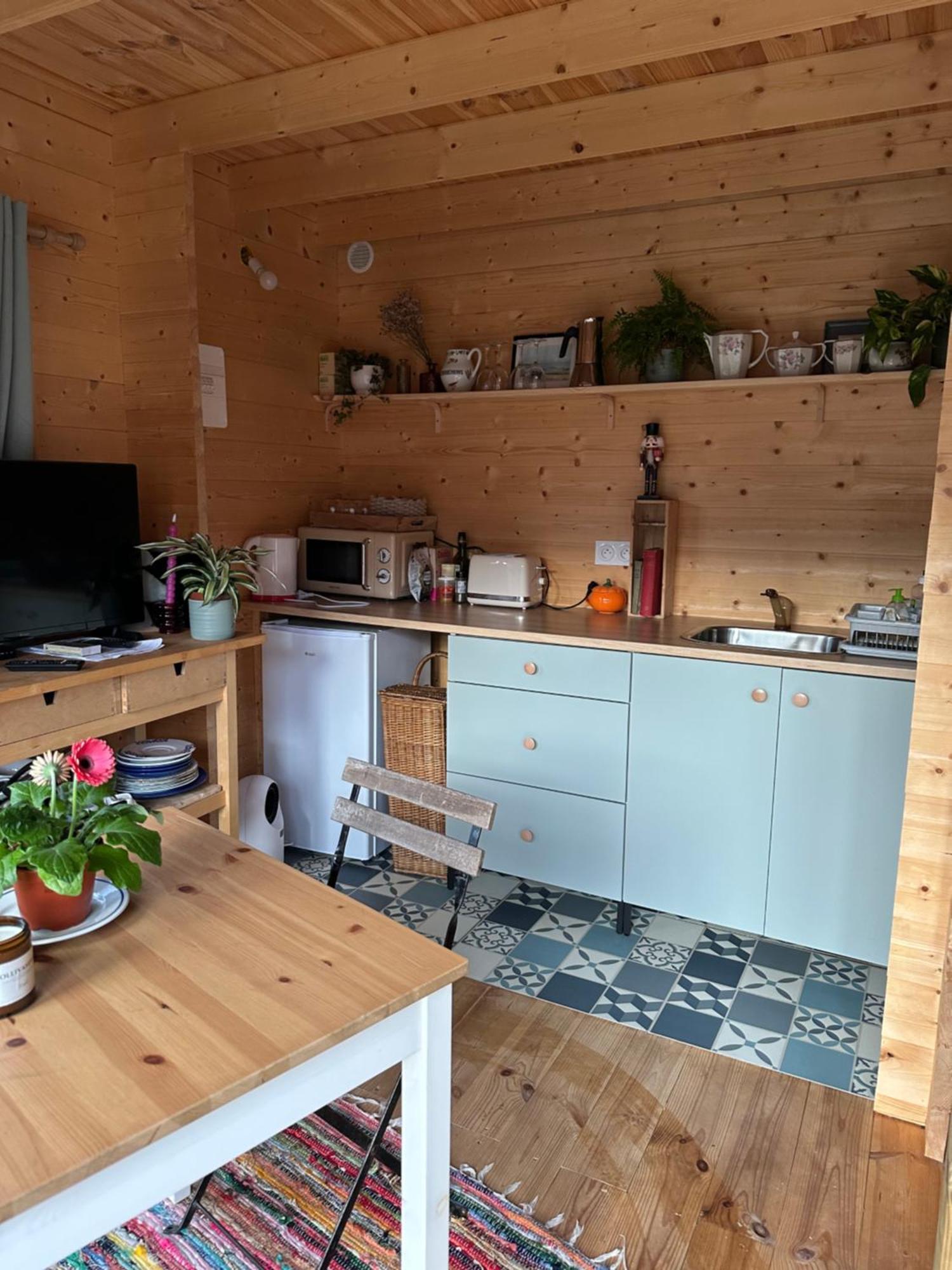 Maison En Bois 1 Chambre 4 Couchages Type Tiny House Granville Exteriör bild